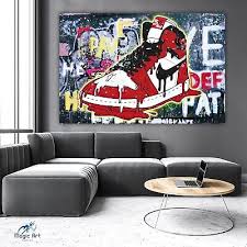 Air Jordan Shoes Wall Art Hypebeast