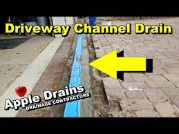 Paver Driveway Sump Pump Patio Drain