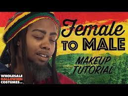 female to male makeup transformation