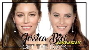 jessica biel makeup hair tutorial