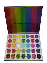 highly pigmented colorful eyeshadow