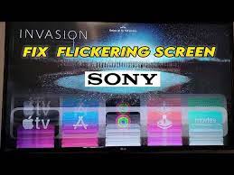 how to fix sony tv with flickering