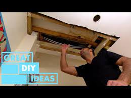 Repair A Hole In The Ceiling Diy
