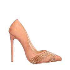 Pantofi dama cu toc Trida roz - Kalapod