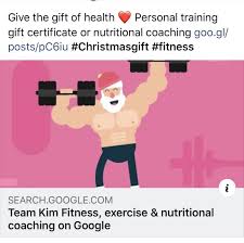 Personal Training Or Nutritional Coaching Gift Certificates