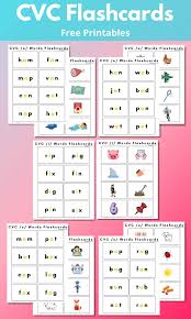 cvc word flashcards with pictures