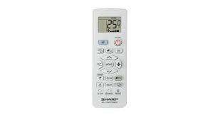sharp ac remote user manual for