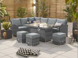 Casual Fire Pit Rattan Furniture