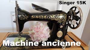 Singer 15k30 . Machine à coudre ancienne. - YouTube
