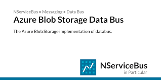 azure blob storage data bus azure