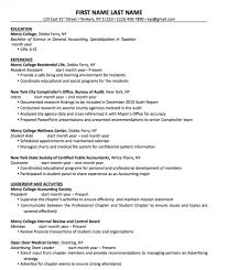 Sample Junior Senior Resume Career And Professional