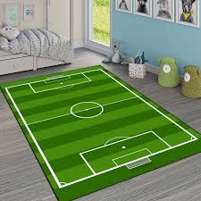soccer pitch football field floor mat