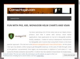 Fun With Pks K8s Mongodb Helm Charts And Vsan Vmware
