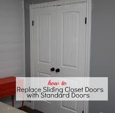 replace sliding closet doors