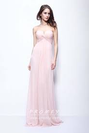 Pleated Strapless Sweetheart Pink Bridesmaid Dress