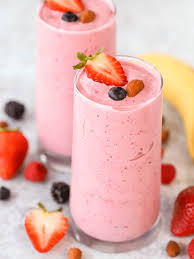 almond er smoothies with greek