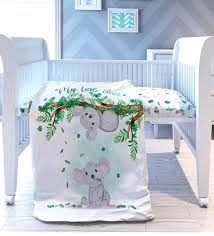 koala 7pc organic baby bedding set