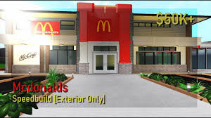 By creating an account, you agree to mcdonald's terms of use. Bloxburg Mcdonalds Speedbuild Exterior Only Youtube