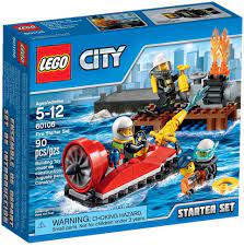 Đồ chơi lắp ráp LEGO City 60106 - Đội Lính Cứu Hỏa (LEGO City Fire Starter  Set
