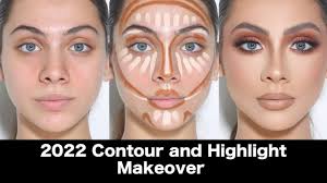 2022 contour and highlight makeover by