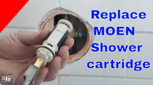 how to replace a moen shower cartridge