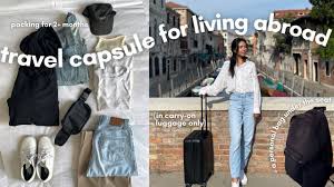 travel capsule how to pack carry on
