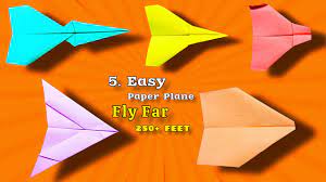 5 amazing paper plane how to make 5