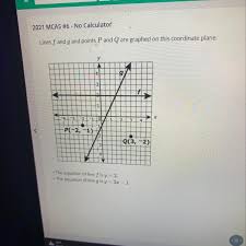 Write An Equation Of The Line That Is