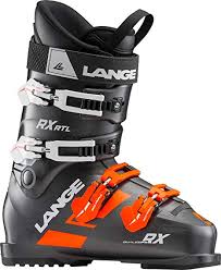 Lange Rx Rtl Mens Ski Boots Anthracite Orange Size 49