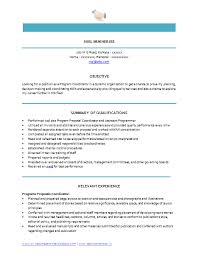     Best Solutions of Inventory Resume Sample About Summary Sample    