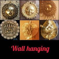 Golden Brass Wall Hanging For