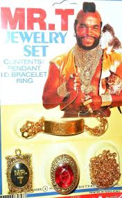 1983 mr t jewelry set vine pendant