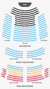 john golden theatre seating chart map