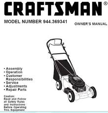 Asking yourself how to fix a lawn mower? 944 369341 Manual For Craftsman 21 Multi Cut Self Propelled Lawn Mowe Dr Mower Parts