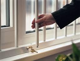 Can be locked with a padlock or nut and bolt (not included). Seceuro Removable Security Window Bars Hag Uk