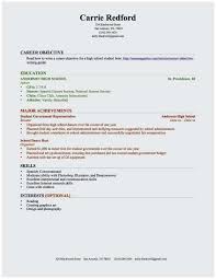 Sample Resume For High School Student With No Work Experience Best