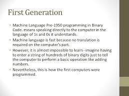 Nowadays, a computer can be used to type documents, send email, play games, and browse the web. Programming A Brief History Introduction Five Generations Of Programming Languages Gets Closer To Representing Data In Human Terms Requires Additional Ppt Download