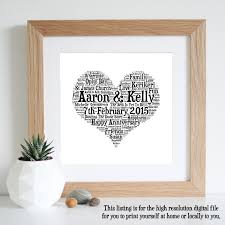 image of valentines day gift first anniversary gift kreationsmarilyn in 1st wedding anniversary gift ideas