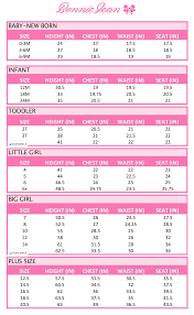 67 Disclosed Size Chart For Childrens Clothing