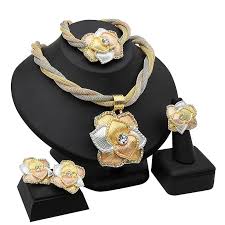 luxury jewelry set dubai bridal 24k
