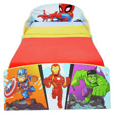 marvel avengers toddler bed frame