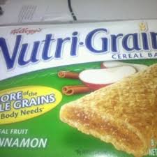nutri grain cereal bar