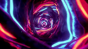 neon tunnel animated tunnel of light