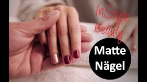 Makartt gel matte top coat: Naildesign Matte Fingernagel Trend Youtube