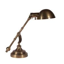 Chart House Pimlico Boom Arm Desk Lamp In Antique Burnished