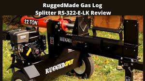 ruggedmade gas log splitter rs 322 e lk