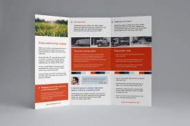 free trifold brochure template in psd