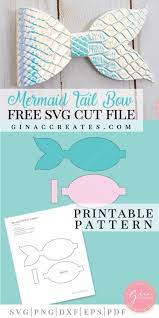 14 bow templates are collected for any of your needs. I Like Big Bows Free Mermaid Tails Bow Template For Faux Leather Bows