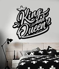 Vinyl Wall Decal Logo King And Queen