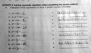 Solving Quadratic Equation Using